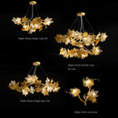 Axyaa Maple Leaf Pendant Light for Modern Minimalist Living Room