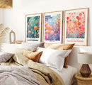 Yayoi Kusama Landscape Canvas Poster - Axyaa Infinite Love Wall Art Prints