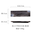 Axyaa Ceramic Sushi Plate Saury BBQ Sashimi Long Square Creative Stone Tableware