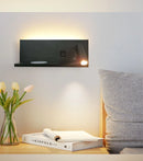 Axyaa Bedroom Wall Lamp USB Quick Charging Rotatable Spotlight 3W Reading Light
