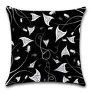 Axyaa Geometric Flower Cushion Cover - Home & Office Sofa Decor - 45X45CM
