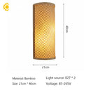 Bamboo Wall Light Sconce by Axyaa - Southeast Asia Style LED Fixture