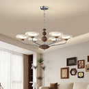 Nordic Walnut Chandelier | Axyaa Pendant Light for Home, Restaurant & Living Room