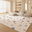 Axyaa Graffiti Print Living Room Carpet: Colorful, Artistic, & Luxurious Home Decoration Mats