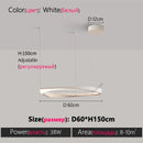 Axyaa Modern Ring Chandelier for Living Room, Bedroom, Study, Restaurant