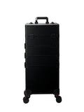 Axyaa 4-in-1 Vanity Cosmetic Trolley Case - Large Capacity Makeup Box