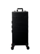 Axyaa 4-in-1 Vanity Cosmetic Trolley Case - Large Capacity Makeup Box
