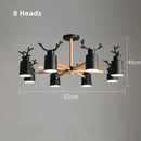 Axyaa Colorful Deer Shape Ceiling Light for Dining Room