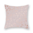 Axyaa Pink Gold Geometry Polyester Pillow Case 45*45cm Square