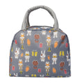 Axyaa Cartoon Kids Lunch Bag Waterproof Insulated Tote with Aluminum Film