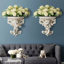 Axyaa Music Angel Resin Vase Wall Sticker Ornaments for Home Livingroom Wall Decoration