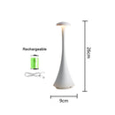 Axyaa LED Touch Sensor Desk Lamp - Rechargeable Night Light for Bedroom Decor