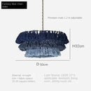 Axyaa Fela Tassel Chandelier: Bohemian Pendant Lamp, Creative Hanging Light