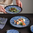 Axyaa Retro Ceramic Steak & Sushi Plate for Molecular Cuisine Tableware