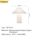 Axyaa Wabi Sabi Style DuPont Paper Art Desk Lamp for Hotel Living Room