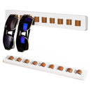 Axyaa Wooden Wall Mount Eyeglass Storage Rack for Sunglasses & Glasses Display