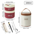 Axyaa Stainless Steel Insulated Bento Lunch Box for Kids