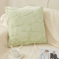 Axyaa Plush Pillowcase Cojines Solid Color Cushion Covers 45x45cm