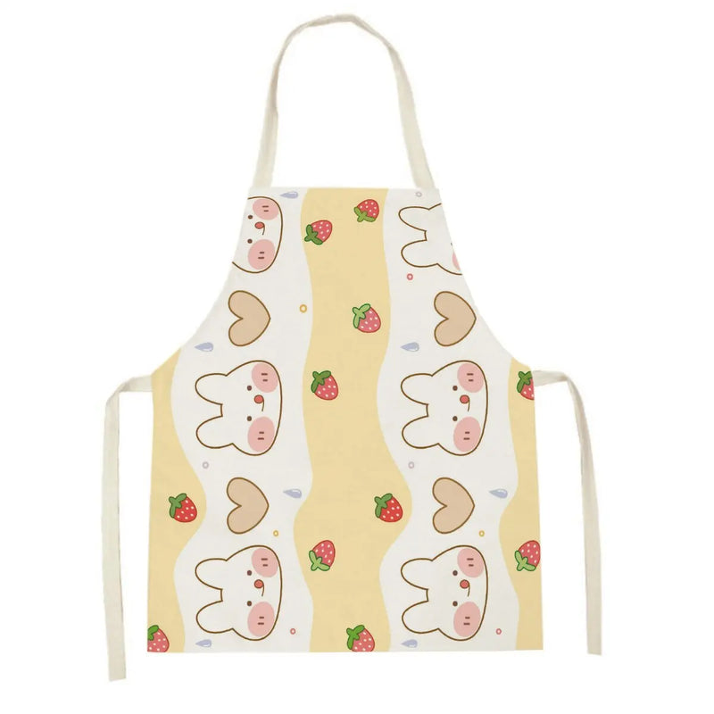 Axyaa Cute Kitten Kitchen Apron for Women and Kids