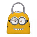 Axyaa Miniones Insulated Lunch Bag - Fun Kawaii Design, Large Capacity Cooler