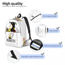 Axyaa Cartoon Dog Student Backpack - Kids Daypack Bag for School, Travel