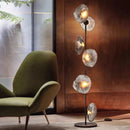 Axyaa LED Standing Lamp, 3-Color Brightness Control, Modern Remote-Controlled Floor Lamp