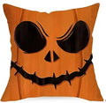 Axyaa Halloween Spooky Face Mummy Black Cat Throw Pillowcase 45X45CM