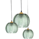 Axyaa Glass Ball Green Pendant Light: Modern Indoor Ceiling Lamp for Kitchen, Bedroom, Dining Room