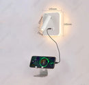 Axyaa Adjustable USB Wall Lamp for Bedroom Study, Minimalist LED Reading Light
