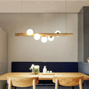 Axyaa Milk White Glass Balls Pendant Chandelier LED Lighting Fixture