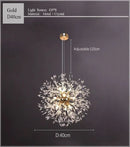 Axyaa Crystal Pendant Lamp for Modern Decoration Lighting in Bedroom, Bar, and Restaurant
