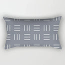 Axyaa Nordic Grey White Geometric Square Pillowcase for Home Decor