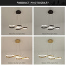 Axyaa LED Pendant Light Bar Remote Dimming Chandelier