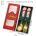 Axyaa 2-Piece Gold Cutlery Set in Gift Box