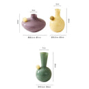 Axyaa Geometric Glass Sphere Vase for Flower Arrangements & Home Decor