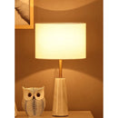 Axyaa Ceramic Desk Lamp: Modern Nordic Style, Warm LED Table Light for Bedroom.
