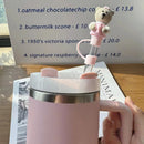 Axyaa Bear Silicone Straw Caps: Cute 10mm Tumbler Toppers