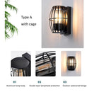 Axyaa Industrial Outdoor Birdcage Wall Sconce Retro Lamp for Bar, Cafe, Courtyard