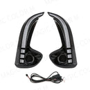 Axyaa LED Daytime Running Light DRL Front Bumper for Toyota Yaris Vios 2020-2022