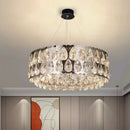 Axyaa Crystal Chandelier Pendant Light for Living Room and Dining Room