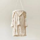 Nordic Macrame Woven Tapestry Lampshade Boho Ceiling Pendant Light by Axyaa