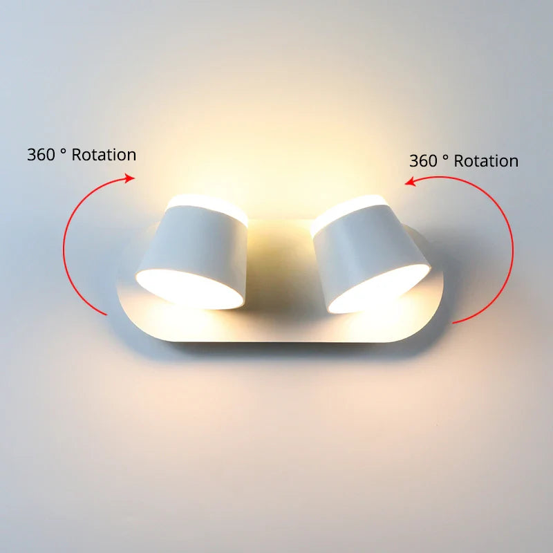 Axya Adjustable LED Wall Lamp for Living Room, Hotel Room, Bedroom - 8W, 16W, 24W