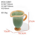Axyaa Glass Vase Set for Home Decor and Aromatherapy
