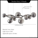 Axyaa Magic Beans Chandelier: Modern Dining Room Pendant Light for Home Decor