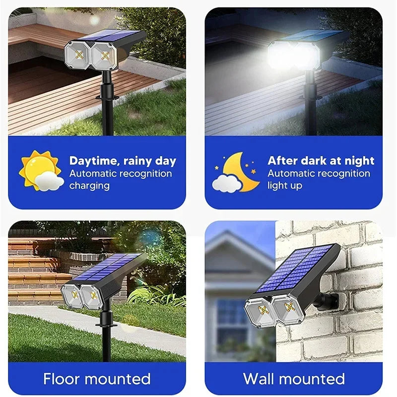 Axyaa Solar Color Changing Spotlight