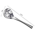 Axyaa Stainless Steel Long Handle Skimmer Spoon for Kitchen Colander and Sifter