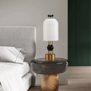 Axyaa Glass Pendant Light for Bedroom Dining Room Study Decor