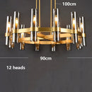 Axyaa Modern LED Pendant Chandeliers for Living Room & Dining Room