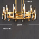 Axyaa Modern LED Pendant Chandeliers for Home Decor and Indoor Lighting