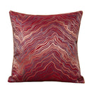 Axyaa Stripe Pillowcase 45X45 Luxury Decorative Cushion Covers for Home Sofa